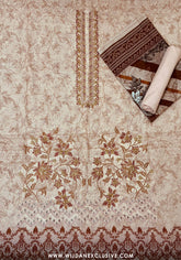 Jasmine Unstitched Doriya Digital Embroidered Lawn - 2025 by Wijdan D-07